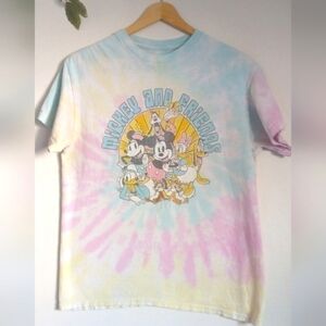 Disney Mickey and Friends Vintage Look Tie Dye T Shirt Size XSMALL